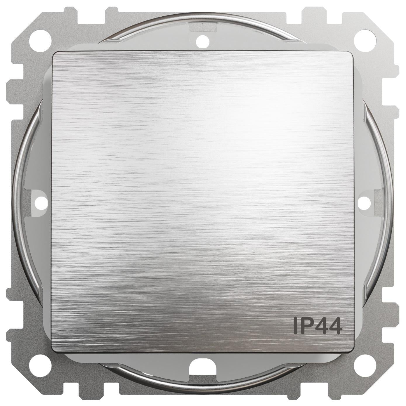 Переключатель Schneider Electric с защитой IP44 Sedna Design & Element Алюминий матовый (SDD270106) Переключатель Schneider Electric с защитой IP44 Sedna Design & Element Алюминий матовый (SDD270106)