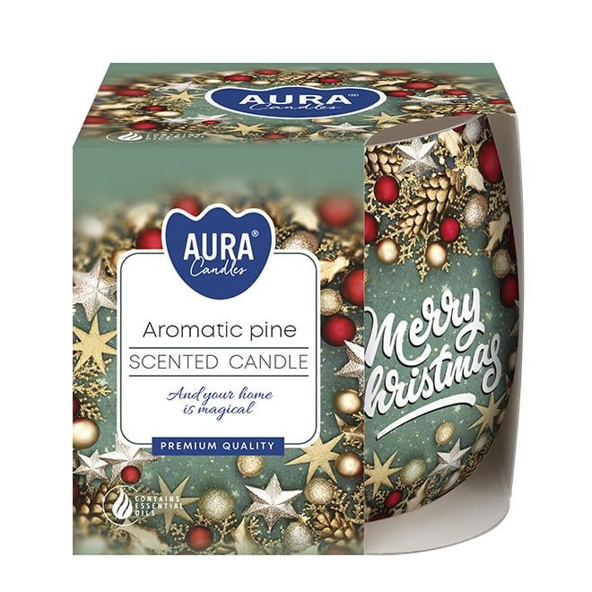 Свечка ароматическая Bispol Ароматная сосна (27681)