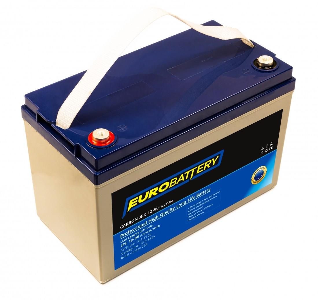 Аккумулятор для ИБП EuroBattery JPC12-90 DZM карбоновый 12V 90 Ач (679) - фото 1