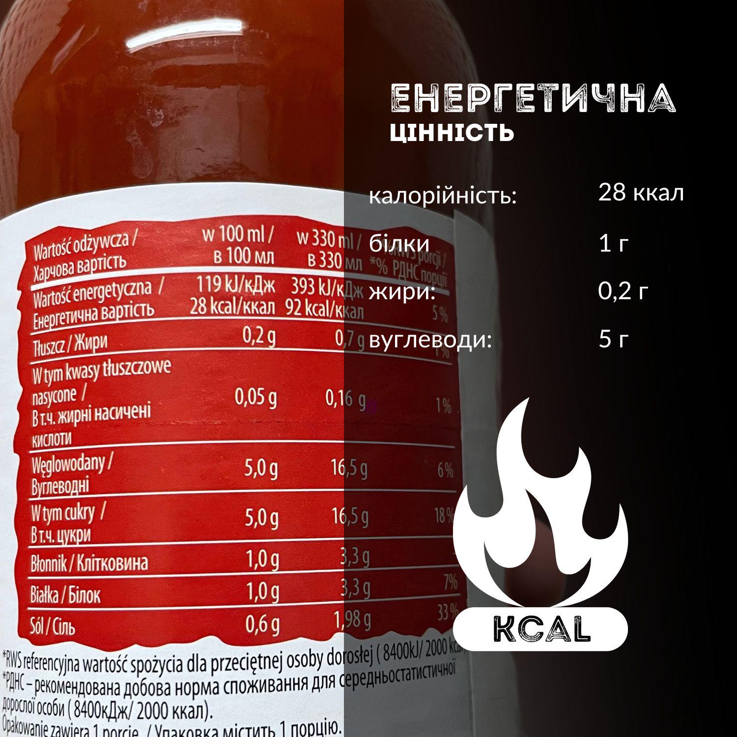 Сік томатний гострий табаско Anna 0,33 л 12 шт. (J-A-Tom-0.33-pack12) - фото 6 Сік томатний гострий табаско Anna 0,33 л 12 шт. (J-A-Tom-0.33-pack12) - фото 6