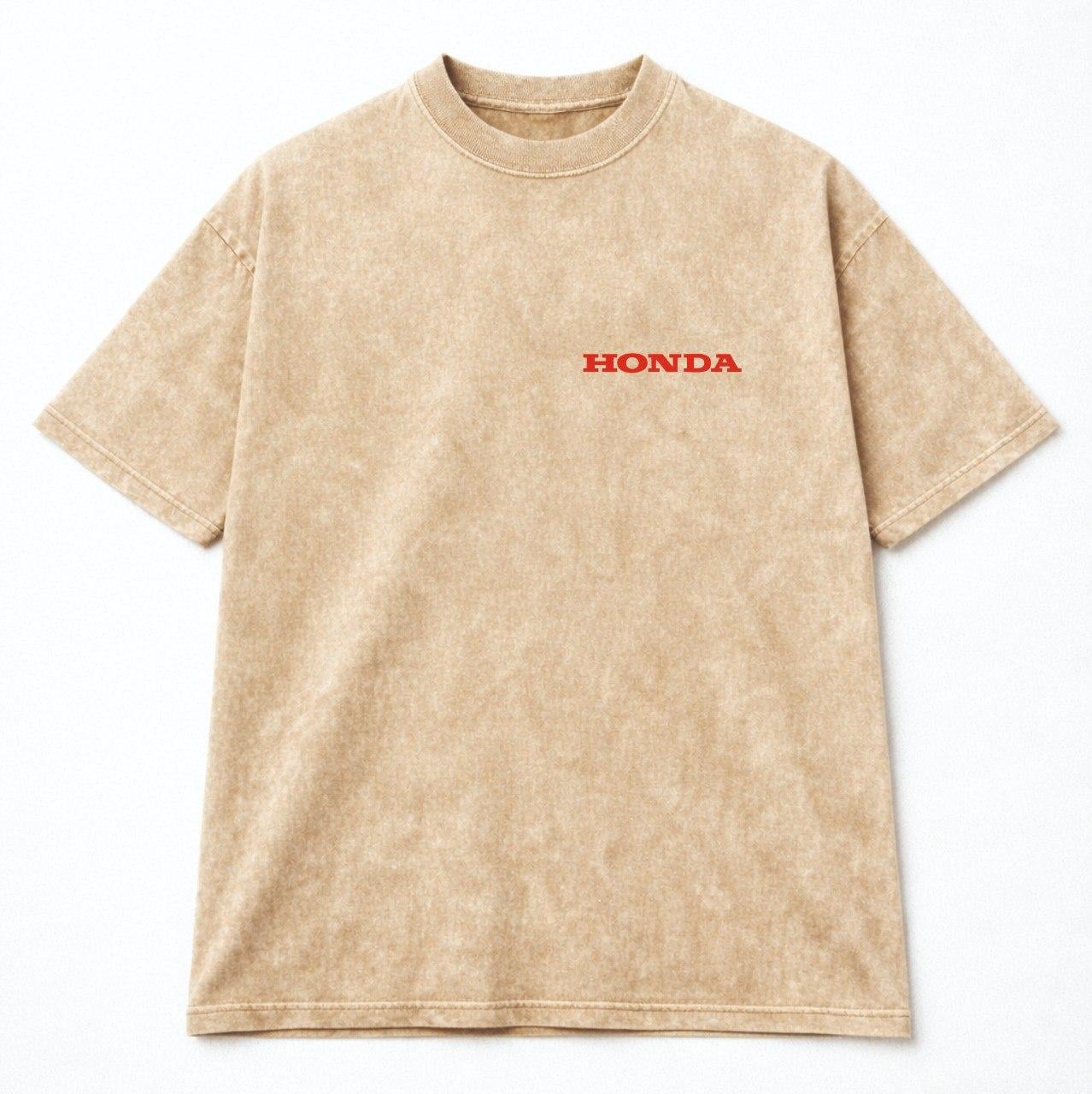 Футболка з логотипом HONDA М Бежевий Футболка з логотипом HONDA М Бежевий