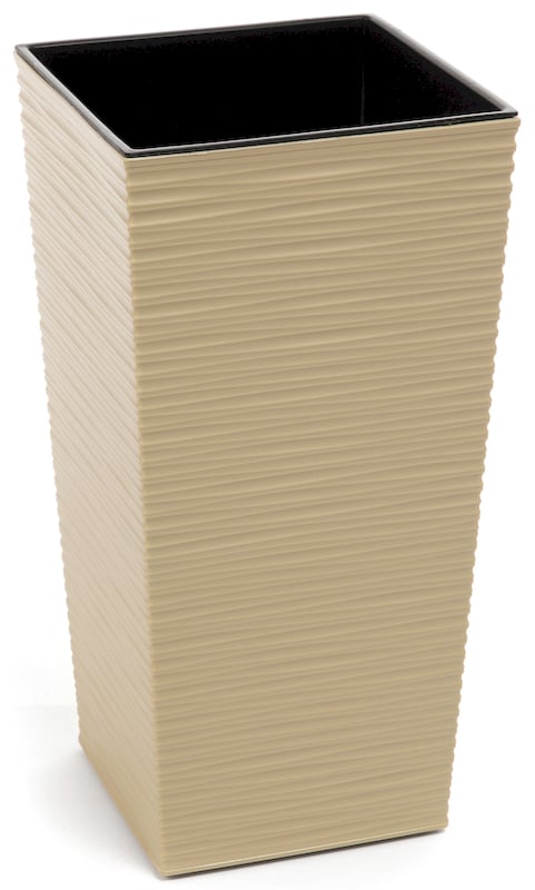 Горшок пластиковый Финезия ДЛУТО 400х400 Капучино (592)