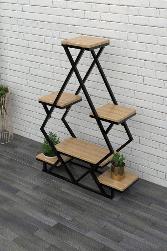 Подставка для цветов Loft Ecoloft Фрея WO-1100 из натурального дерева Коричневый (22888732) Подставка для цветов Loft Ecoloft Фрея WO-1100 из натурального дерева Коричневый (22888732)