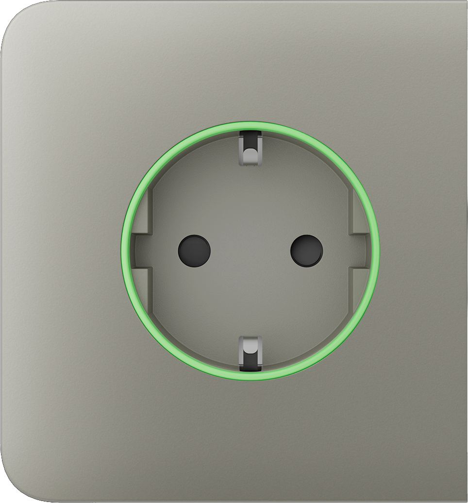 Панель боковая для встроенной розетки Ajax SideCover Smart Olive (17331)
