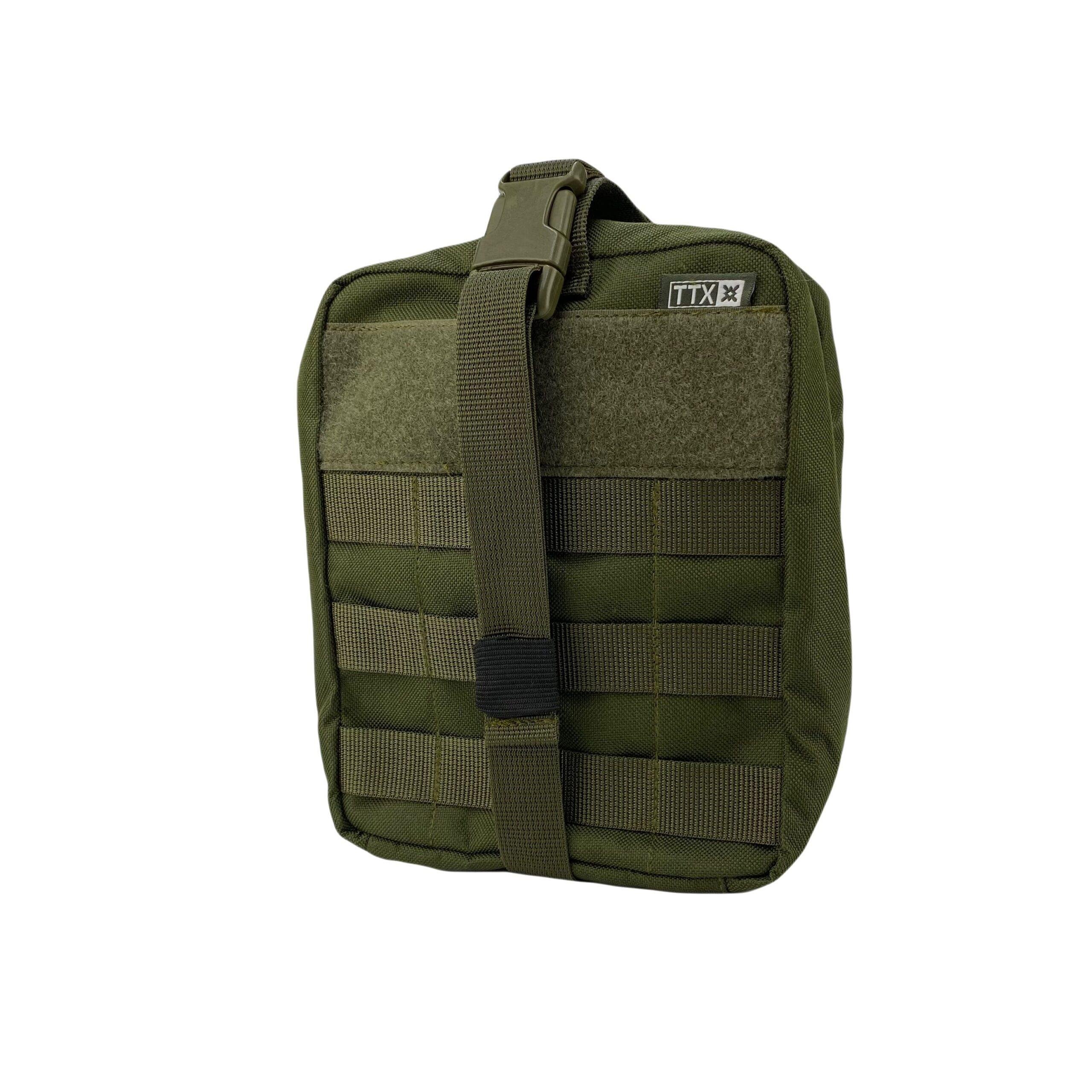 Подсумок ТТХ под аптечку большой Cordura 1050D Олива (00002363)