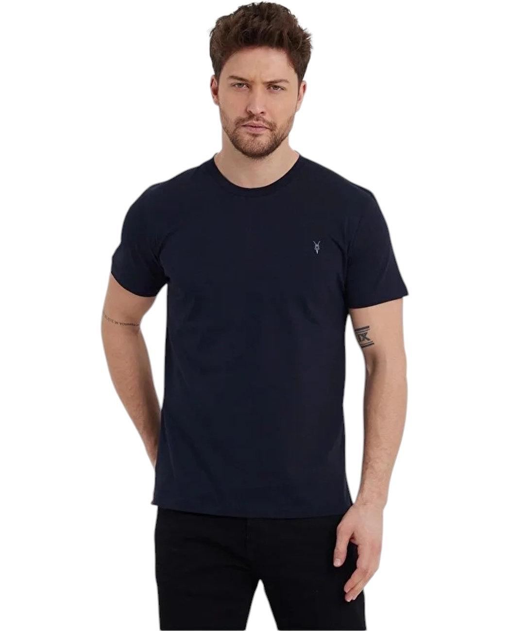 Футболка мужская базовая Combined Blank Apparel TST0201.NAVY L Темно-синий (2228682272051)