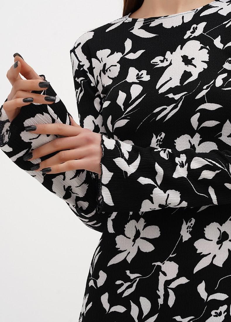 Сукня жіноча р. 42 Біло-чорний (275880-42) - фото 4