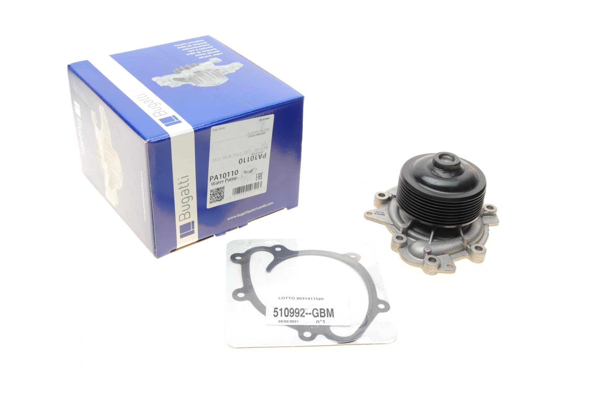 Помпа води Bugatti Mercedes Sprinter 906/Viano W639/E-class W211/S-class W221 3.0CDI OM642 05- PA10110