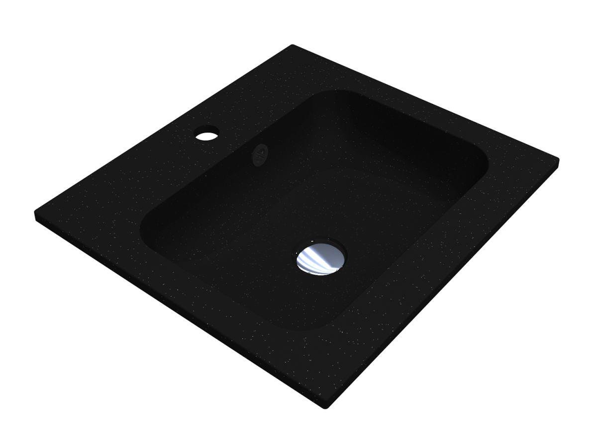 Умивальник Miraggio Della 500 Mirastone Black