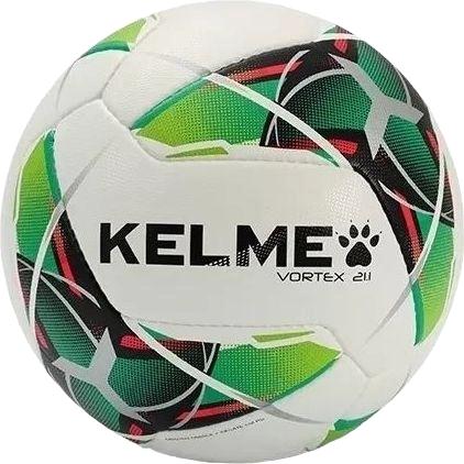 Футбольный мяч Kelme VORTEX 21.1 р. 4 Белый/Зеленый (8101QU5003.9127)