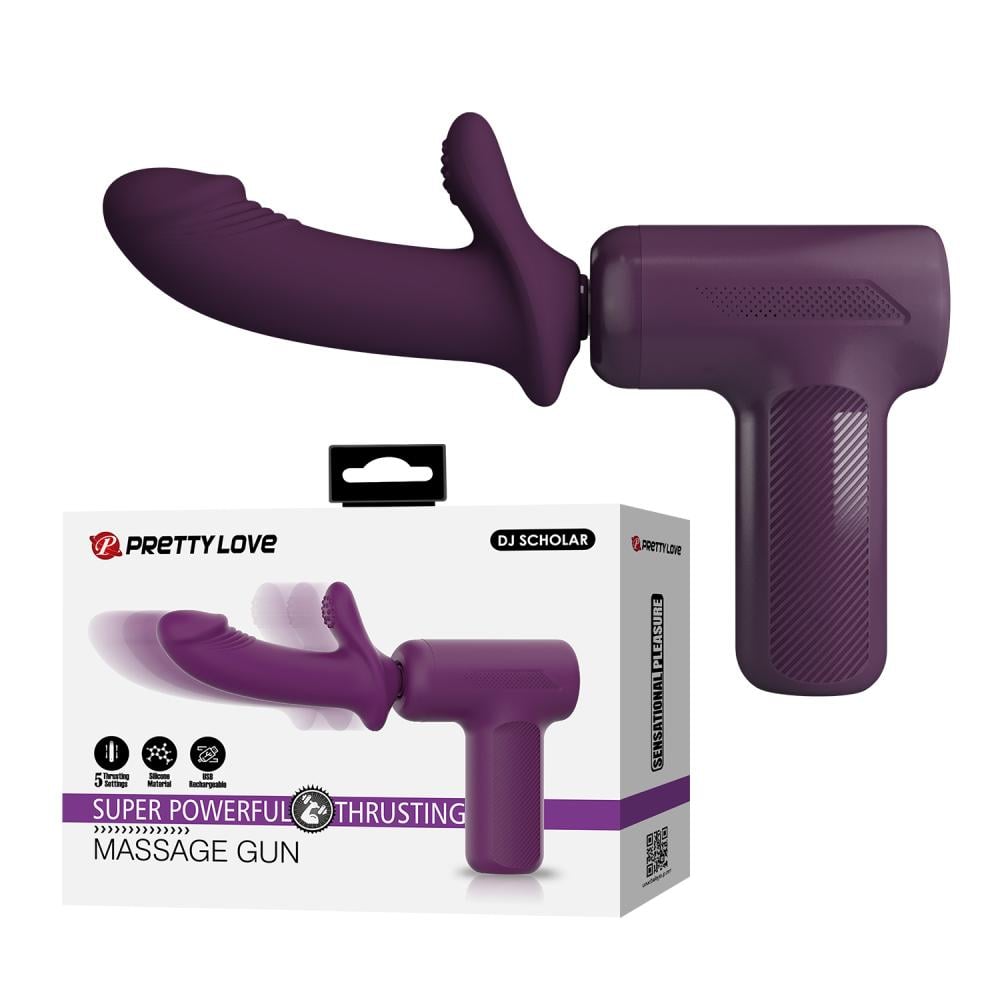 Секс-машина вибратор ручная с ручкой Massage Gun (1000065006)