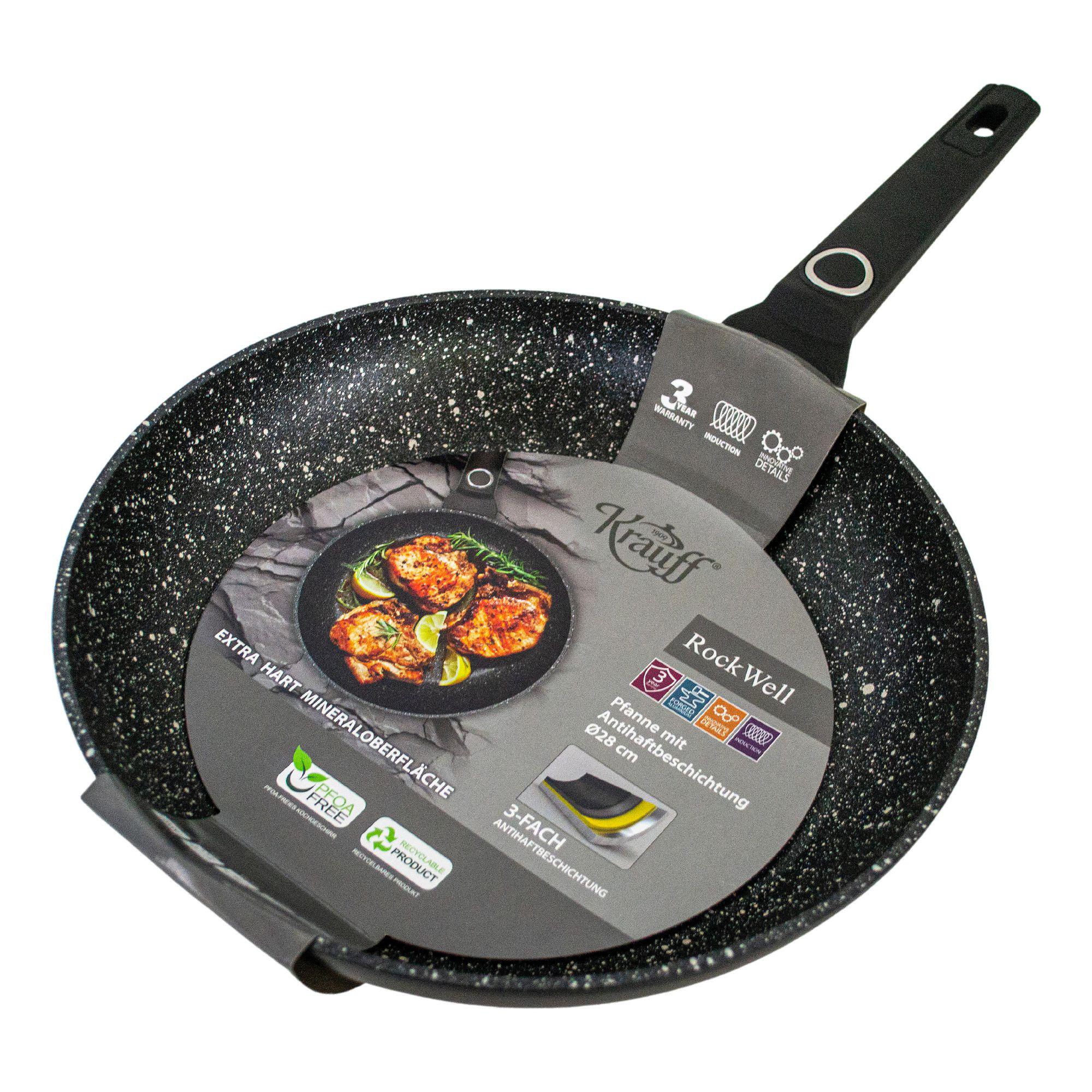 Сковорода Krauff RockWell Vizo з антипригарним покриттям 28 см (14952906)