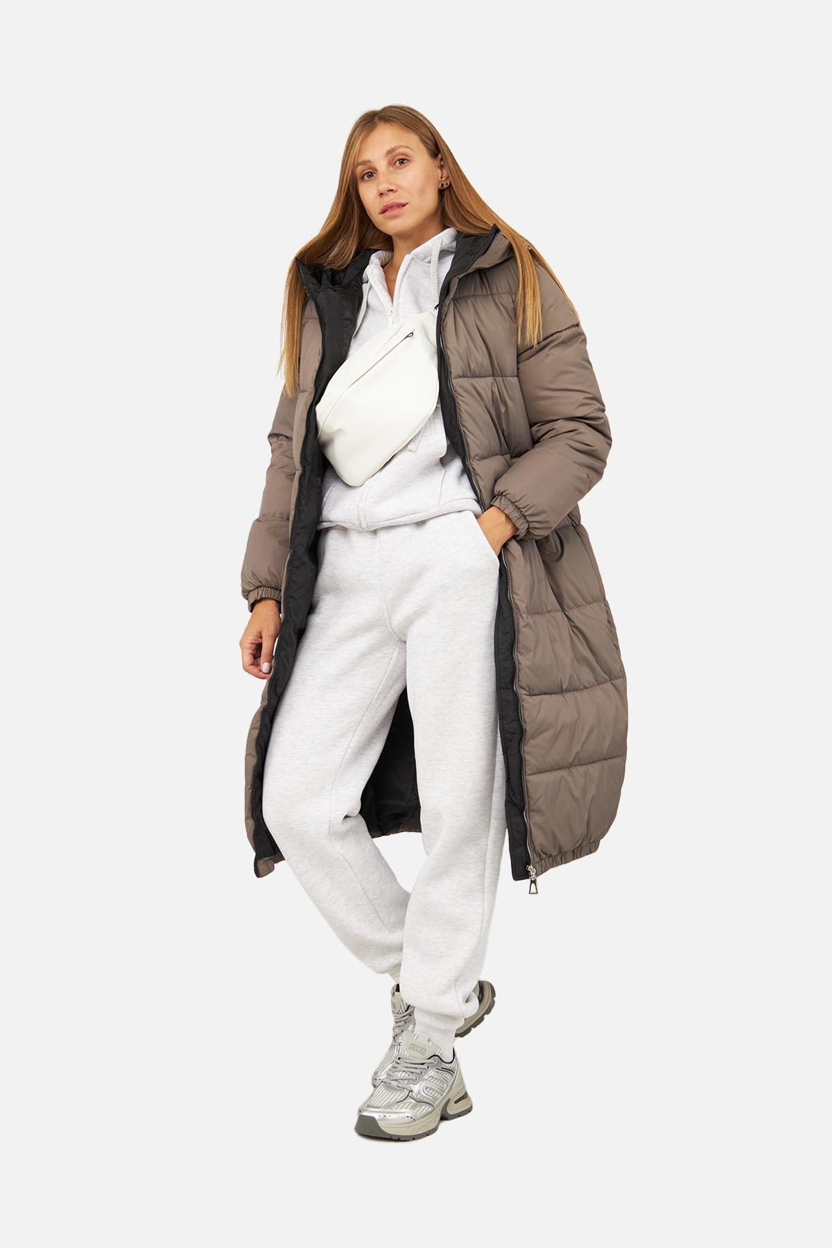 Куртка женская зимняя ЦБ-00256297 р. 42 Капучино (28422181) - фото 2