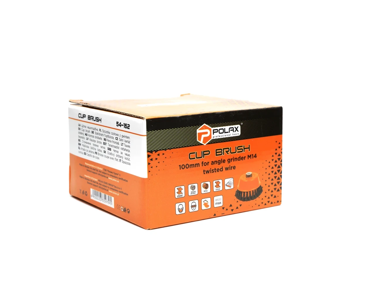 Щетка чашеобразная для УШМ М14 плетеная 100 мм (27734136) - фото 2 Щетка чашеобразная для УШМ М14 плетеная 100 мм (27734136) - фото 2