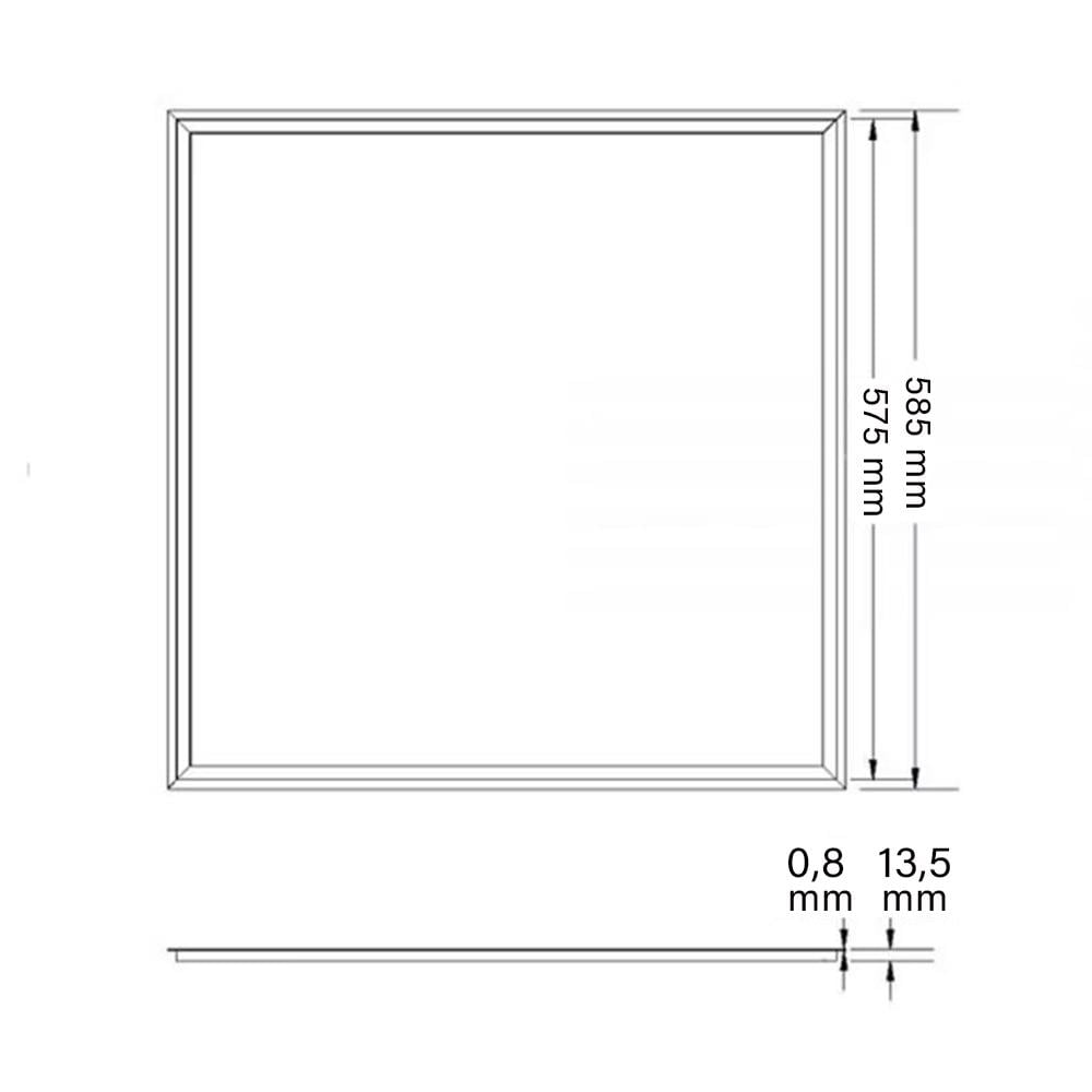 Панель світлодіодна ETRON ART Армстронг 1-EMP-790 48W 5000K (22640) - фото 10