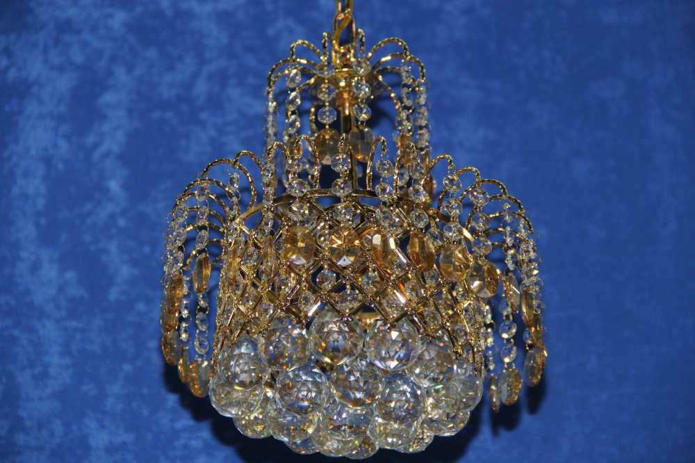 Хрустальная люстра L6247/250/3 Золото/Белый/Бежевый (AN000366)