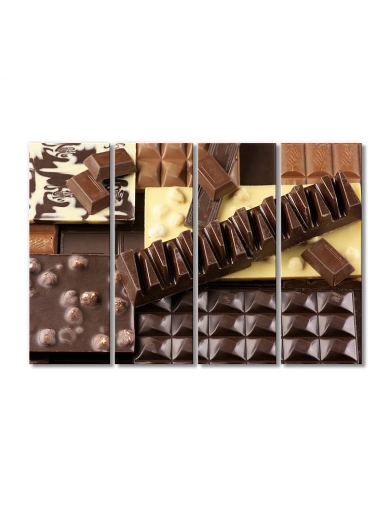Картина модульная Сказка шоколада 4 модуля 70x105 см
