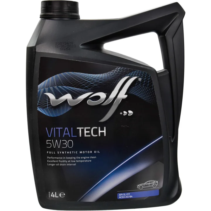 Моторное масло WOLF Vitaltech 5W-30 4 л (8309908)