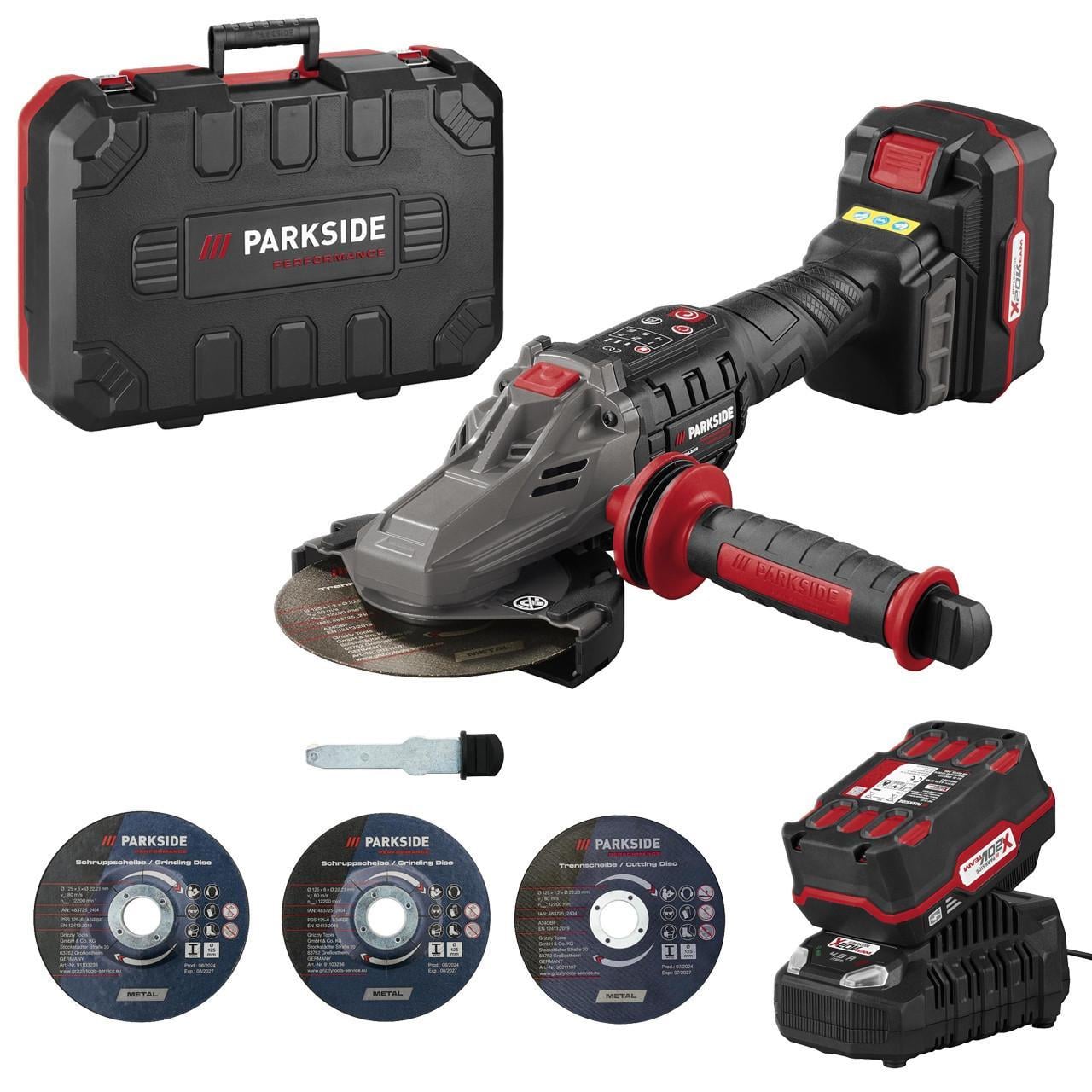 Болгарка PARKSIDE PPWSFA 20-Li B3 20V 125 мм (PPWSFA 20-Li B3)