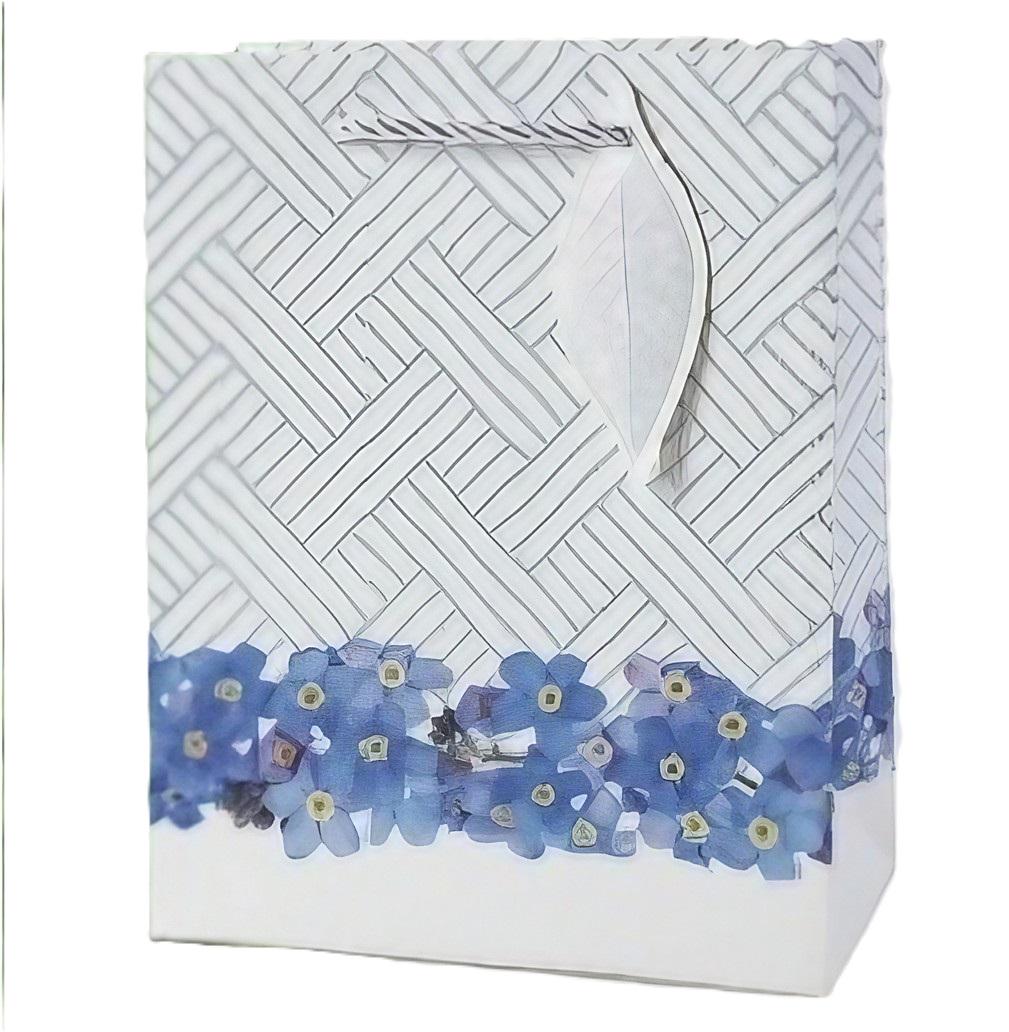 Подарочный пакет Stenson R33177-M Floral 26х32х10 см