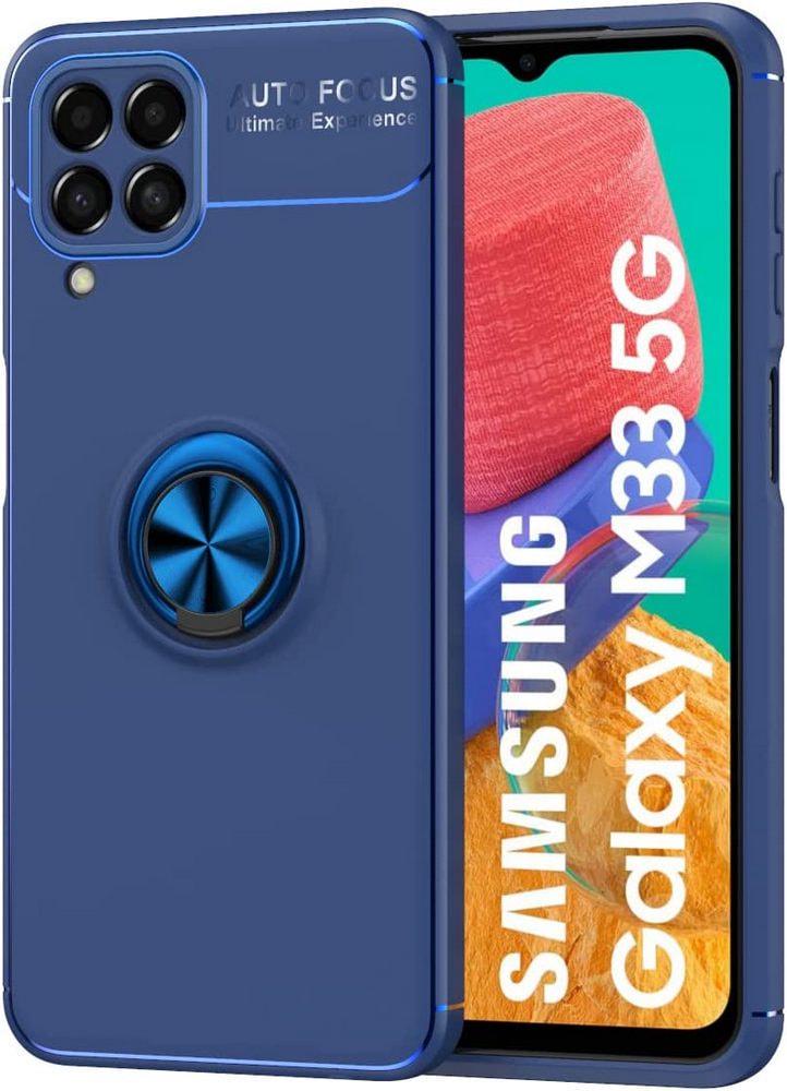 Чехол с кольцом Samsung Galaxy M33 5G M336 Autofocus Blue (30110-28) Чехол с кольцом Samsung Galaxy M33 5G M336 Autofocus Blue (30110-28)