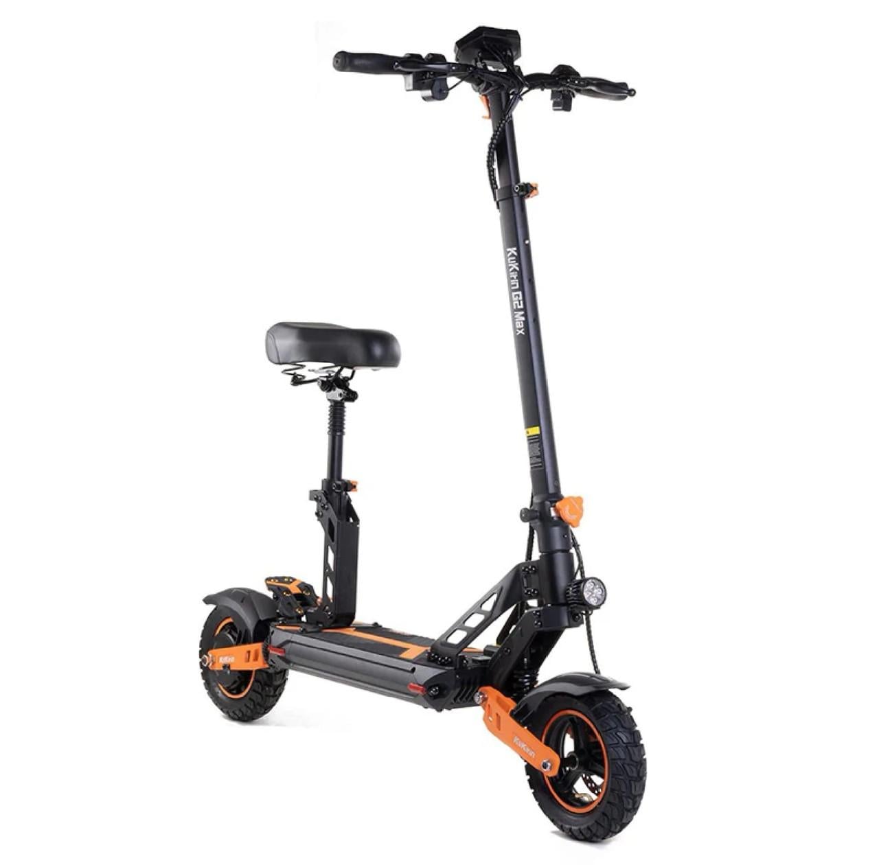 Электросамокат KUGOO KIRIN G2 MAX с сиденьем Черный