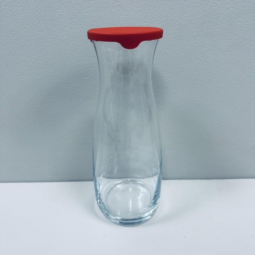 Графин стеклянный Pasabahce Amphora 43813 с силиконовой крышкой 25 см 1180 мл Красный (2537272672) - фото 2