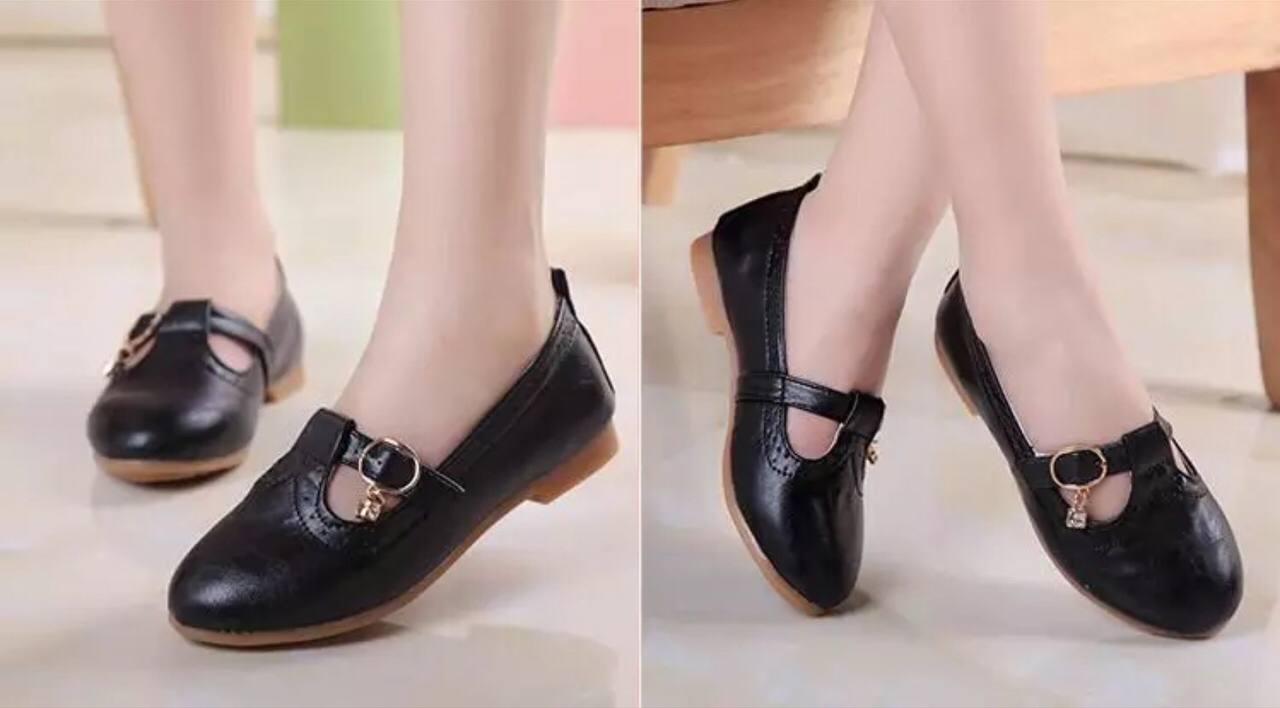 Туфлі для дівчинки р. 34 Чорний (1246) - фото 2 Туфлі для дівчинки р. 34 Чорний (1246) - фото 2