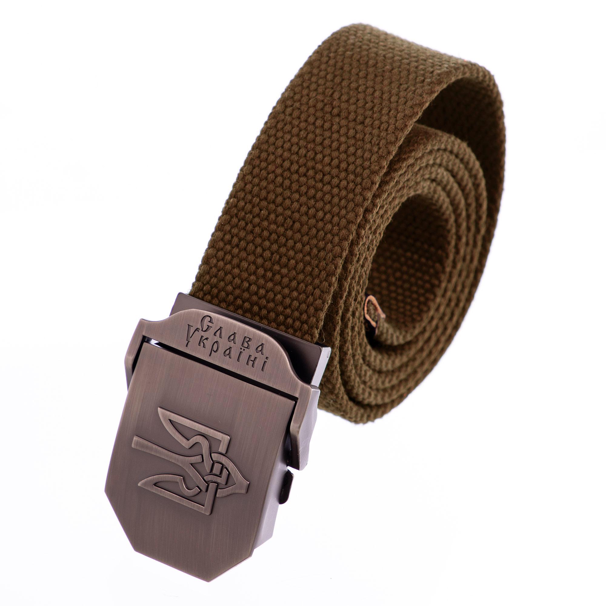 Ремень SP-Sport Tactical Belt TY-6663 "Слава Україні" 120x3,5 см Хаки - фото 1 Ремень SP-Sport Tactical Belt TY-6663 "Слава Україні" 120x3,5 см Хаки - фото 1