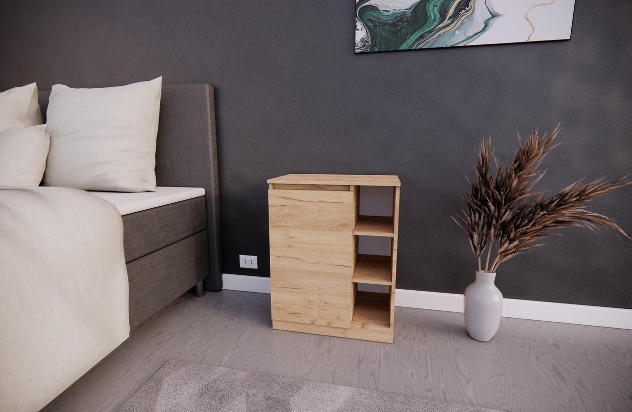 Тумба приліжкова MEBEX 60х40х77,4 см Дуб Крафт (VS3D600DC) - фото 2 Тумба приліжкова MEBEX 60х40х77,4 см Дуб Крафт (VS3D600DC) - фото 2