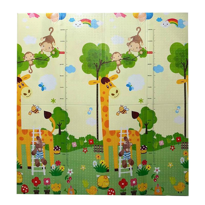 Детский коврик CUTYSTAR складной двухсторонний антискользящий Dream Animal/Giraffe 180х160 см