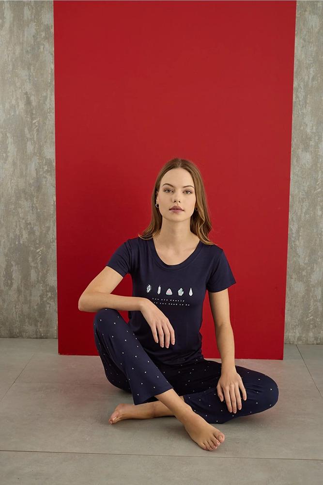 Піжама Angels Secret 40057х51 жіноча Темно-синій - фото 1 Піжама Angels Secret 40057х51 жіноча Темно-синій - фото 1