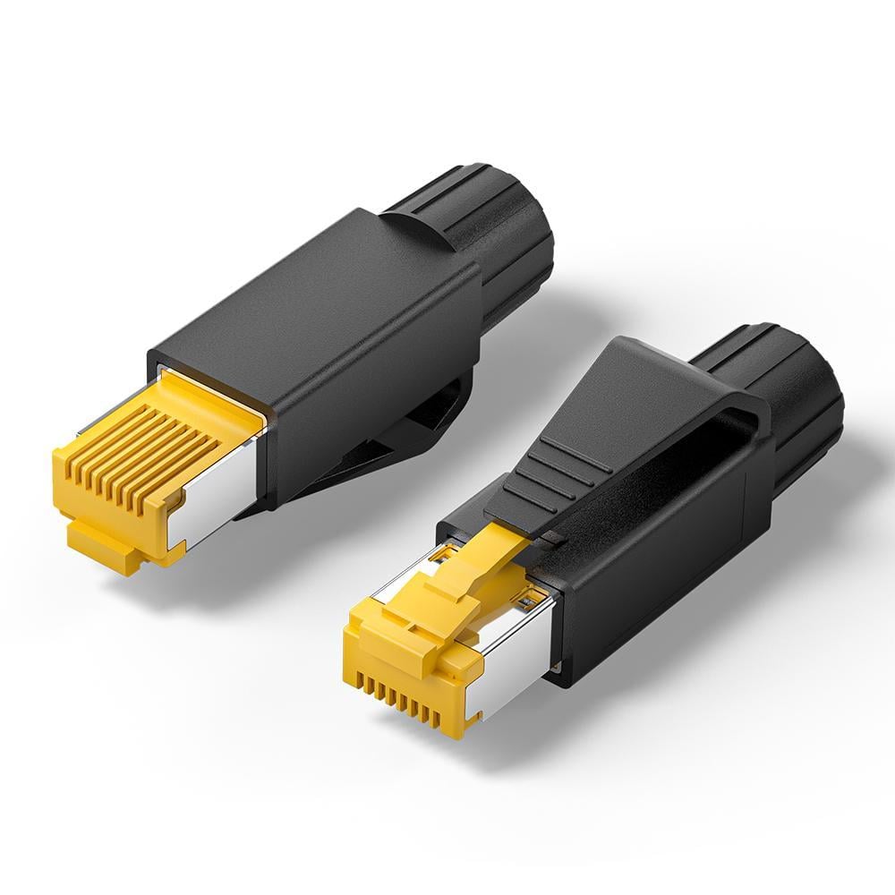 Коннектор RJ45 Cat6A FTP Vention 10 Гбит/с 24-26AWG 10 шт. Черный (IDOB0-10)