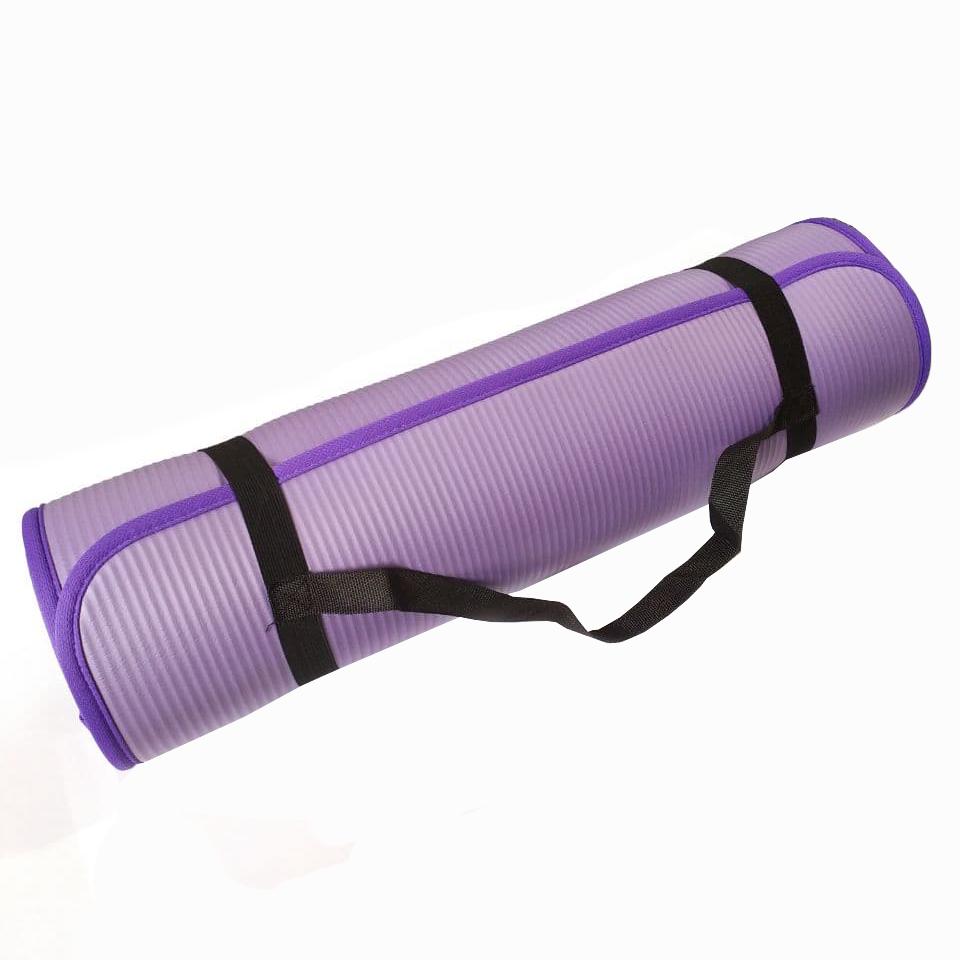 Коврик для йоги и фитнеса Yoga mat 1810x610x10 мм каучук Фиолетовый - фото 6 Коврик для йоги и фитнеса Yoga mat 1810x610x10 мм каучук Фиолетовый - фото 6