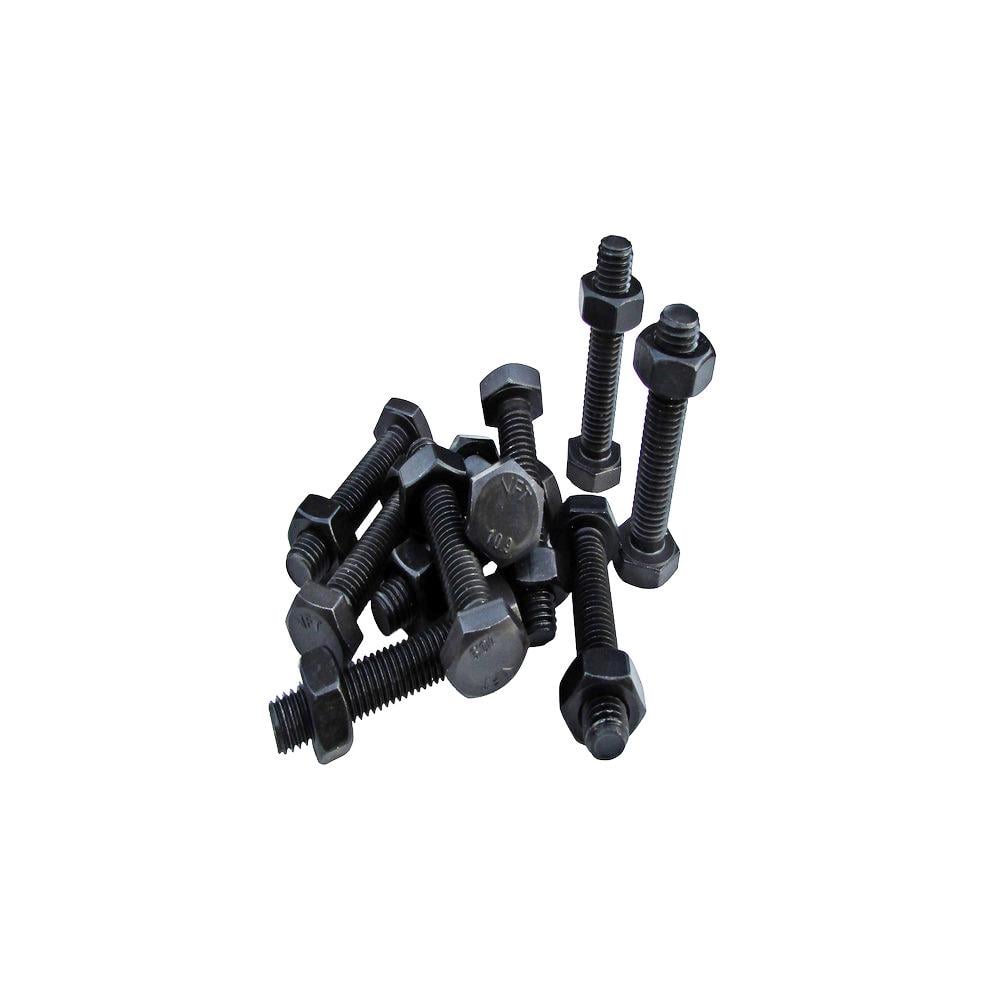 Комплект болтов метрических DIN933/10.9 с гайкой БП 10 шт. 8х80 мм (29116888) Комплект болтов метрических DIN933/10.9 с гайкой БП 10 шт. 8х80 мм (29116888)