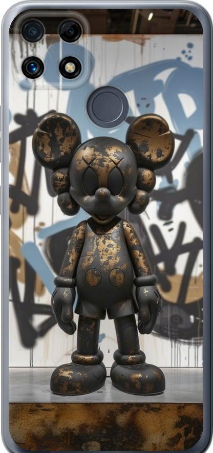 Чехол на Realme C25s Bronze kaws v2 (6098u-3679-42517)