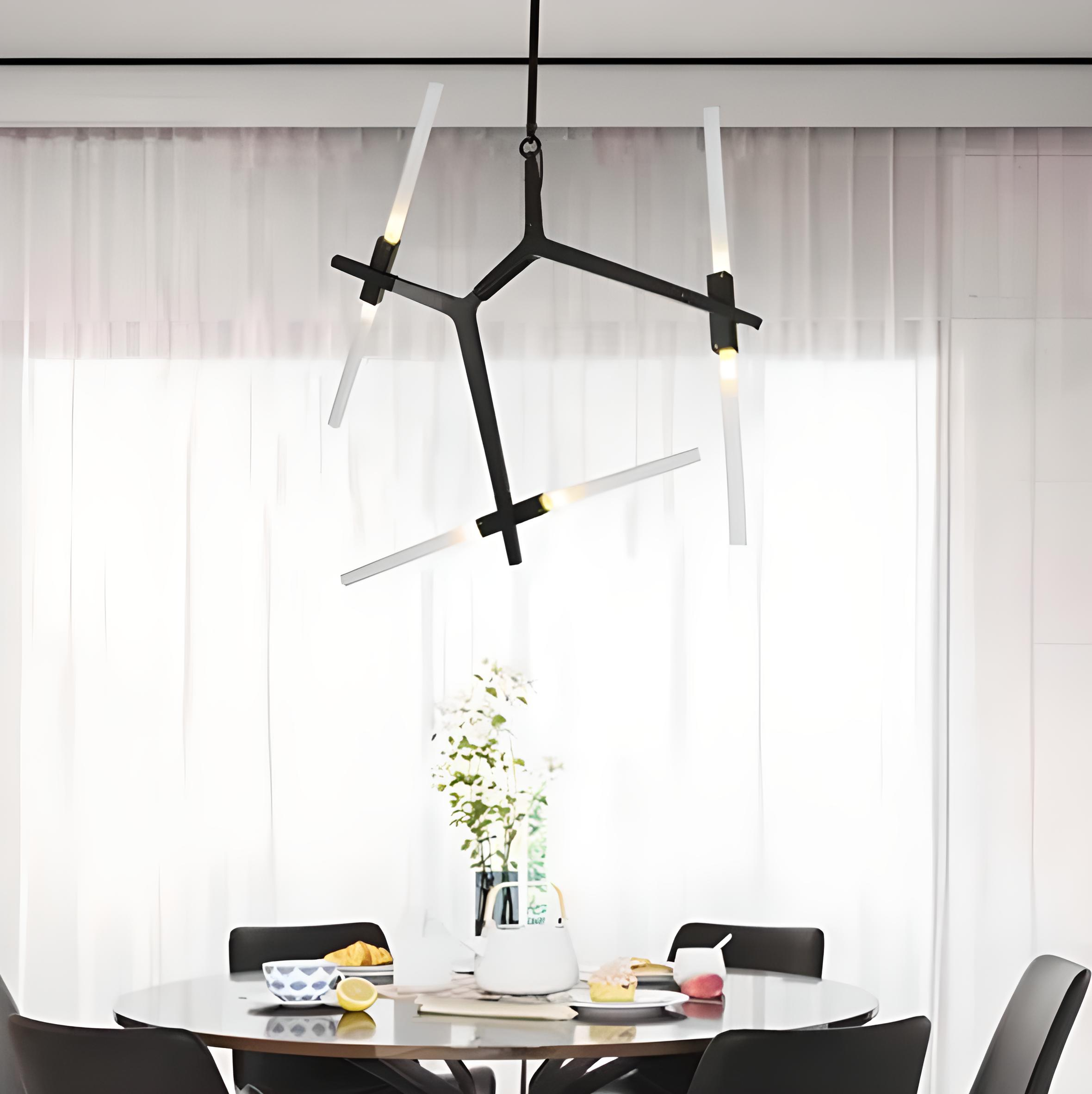 Люстра Led Agnes 80х77 Black (037033)