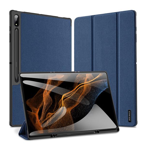 Чехол-книжка Dux Ducis Domo Series для Samsung Galaxy Tab S9 Ultra 14,6'' X910/X916B Blue (6934913025963) - фото 2