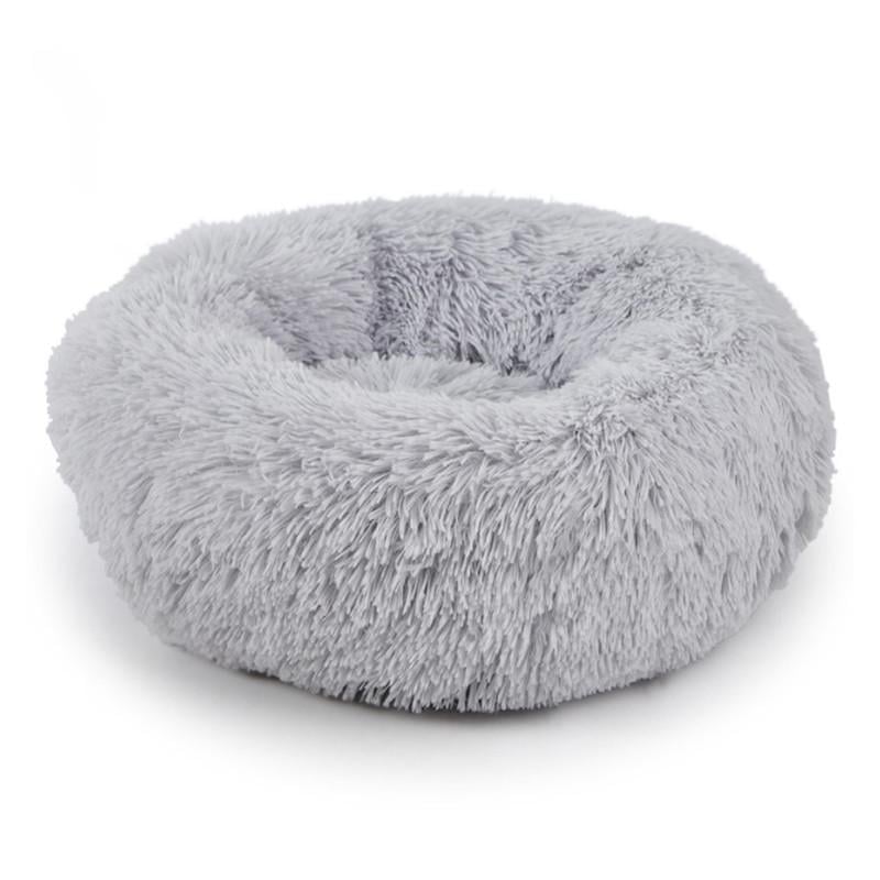 Подушка-лежак Taotaopets 552201 L Grey пуфик для котов собак круглый Подушка-лежак Taotaopets 552201 L Grey пуфик для котов собак круглый