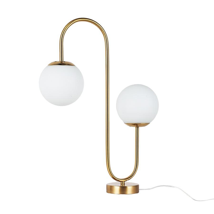 Настольная лампа 7841027-2 GAB/WH Бронза/Белый