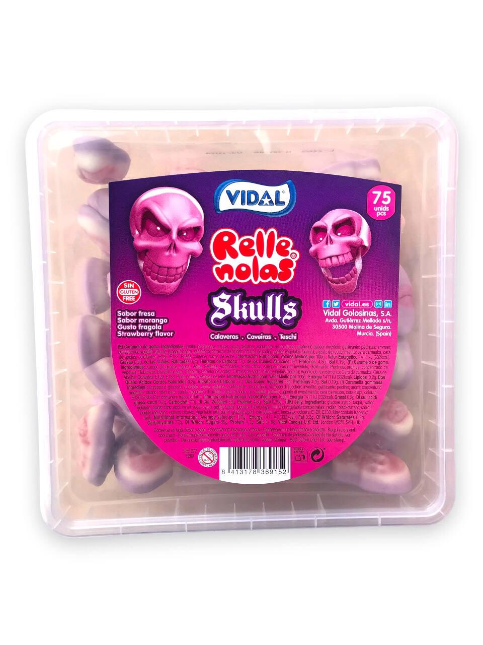 Мармелад жевательный Vidal Черепа 75 шт. (00000005225)