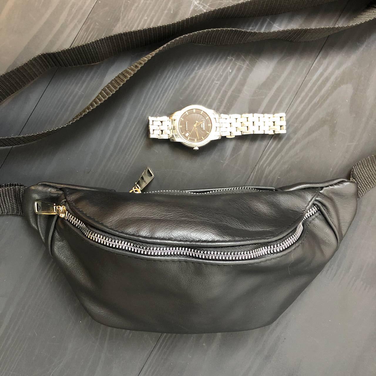 Поясная сумка кожа (96163) - фото 8 Поясная сумка кожа (96163) - фото 8