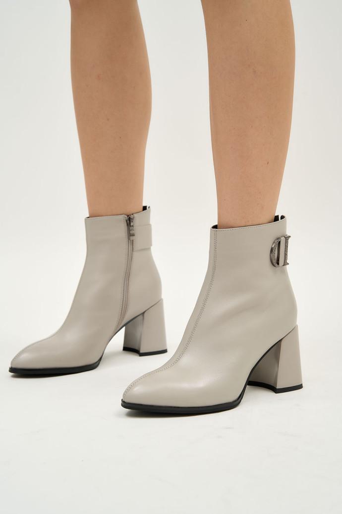 Ботильйони жіночі Fabio Monelli р. 38 Сірий (180279) - фото 4 Ботильйони жіночі Fabio Monelli р. 38 Сірий (180279) - фото 4