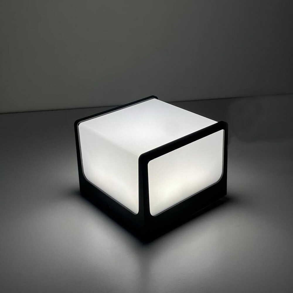 Світильник фасадний Violux CUBE 8W 4200K 600Lm ІР65 Чорний (26064838)