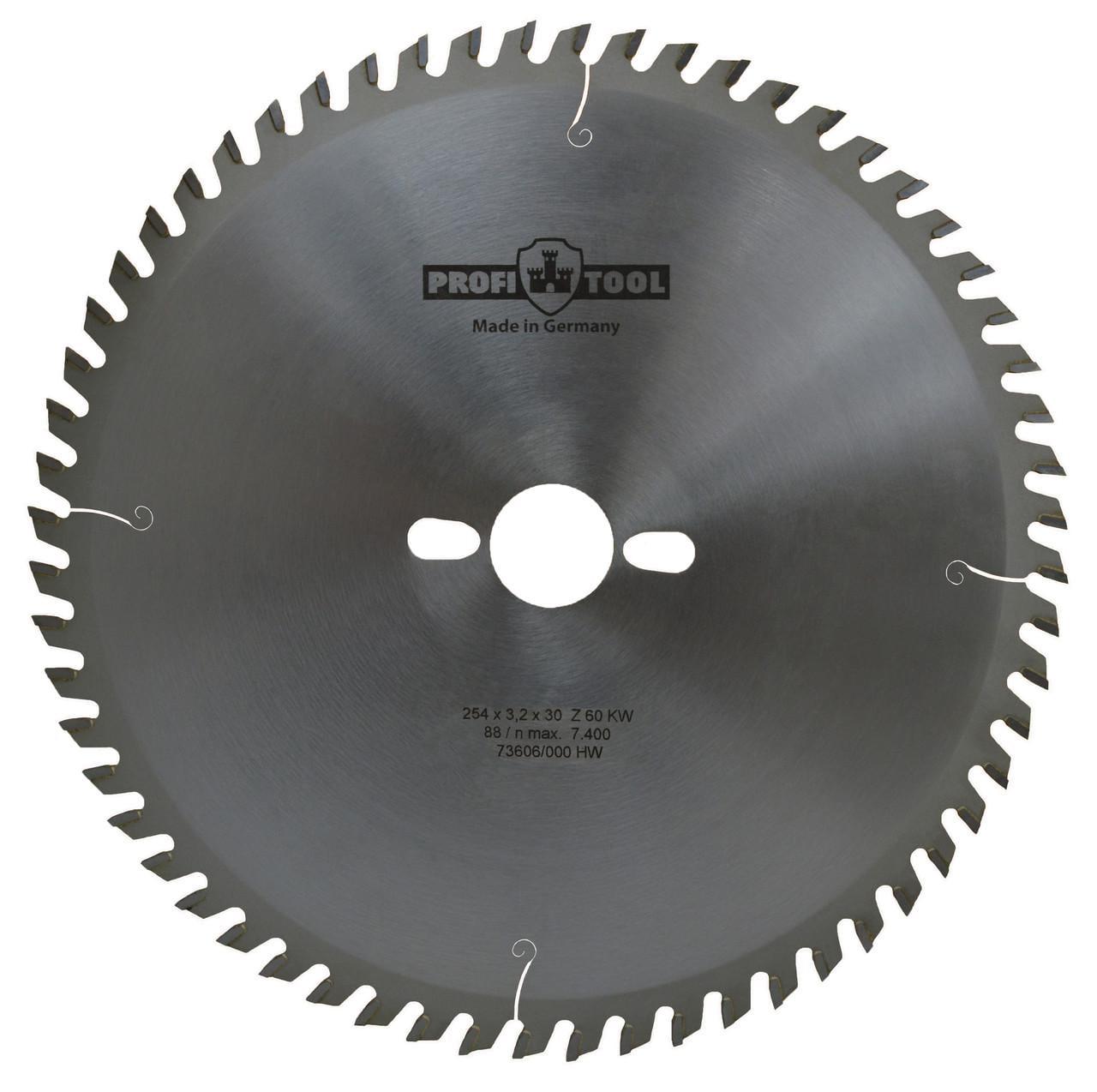 Диск пиляльний PROFITOOL Z 60 KW 254х3,2х2,2х30 мм (2125402)