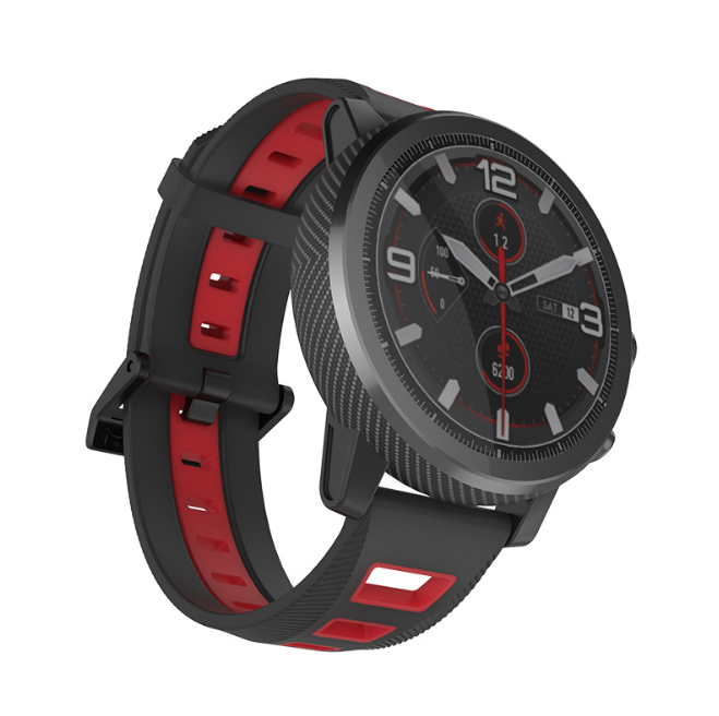 Ремешок для смарт-часов MiJobs Sport Youth силиконовый 20 мм Черный/Черный (1991P) - фото 4