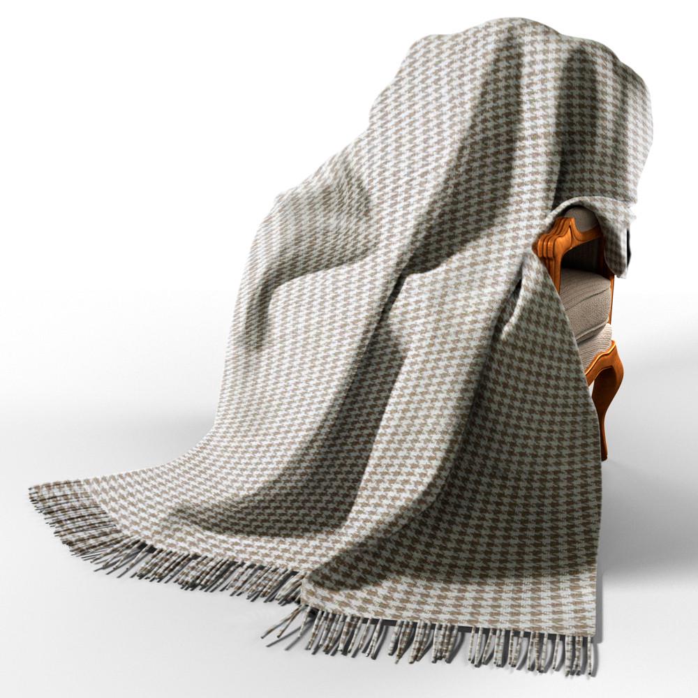 Плед шерстяной Love You Палермо Гусиные лапки 140x200 см (4621)