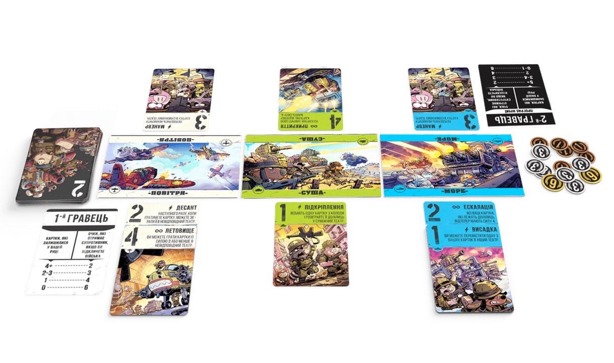 Настольная игра По всем фронтам: звери на войне (034) - фото 2 Настольная игра По всем фронтам: звери на войне (034) - фото 2