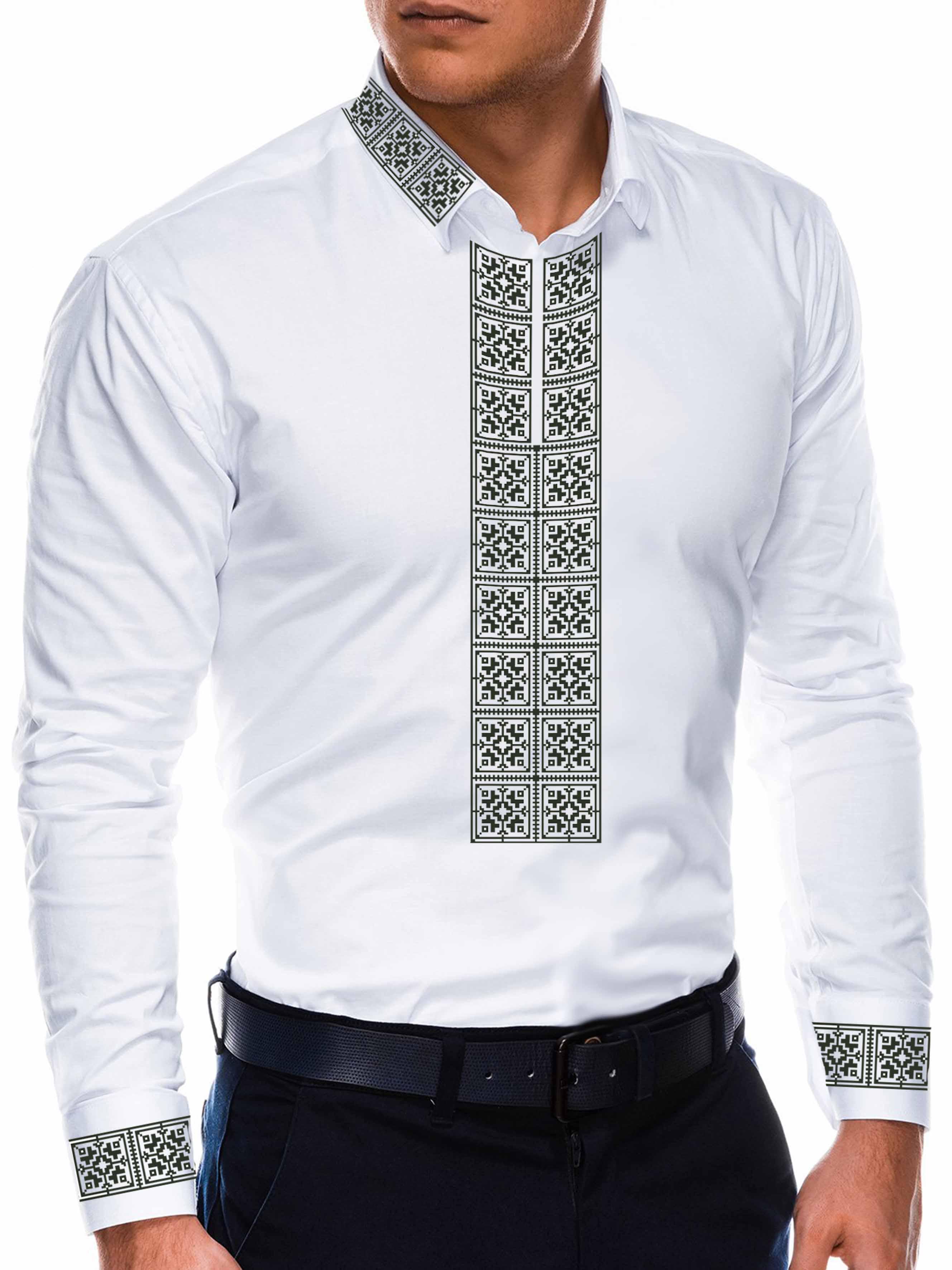 Заготовка для вишивки нитками або бісером сорочка СЧД-396 домоткане полотно