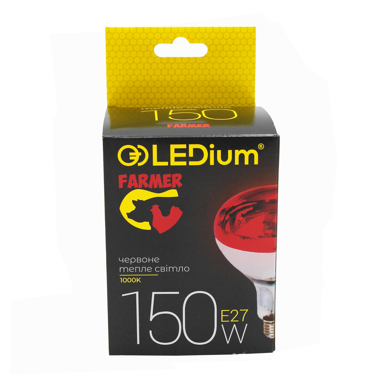 Инфракрасная лампа LEDium ИКЗК 150W R95 Е27 1000К (16702) - фото 2 Инфракрасная лампа LEDium ИКЗК 150W R95 Е27 1000К (16702) - фото 2